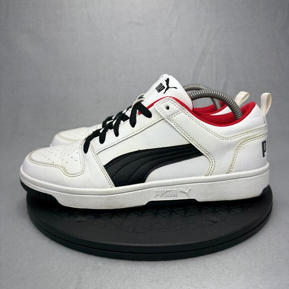 Puma Rebound LayUp Sl M Mens Size 8.5 369866 01 white black - Picture 3 of 7